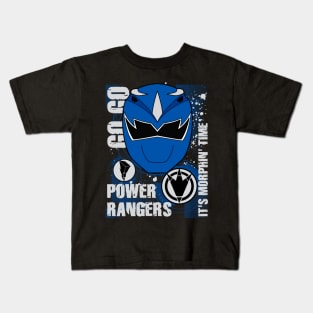 It's Morphin' Time Blue Ranger, Dino Thunder Kids T-Shirt